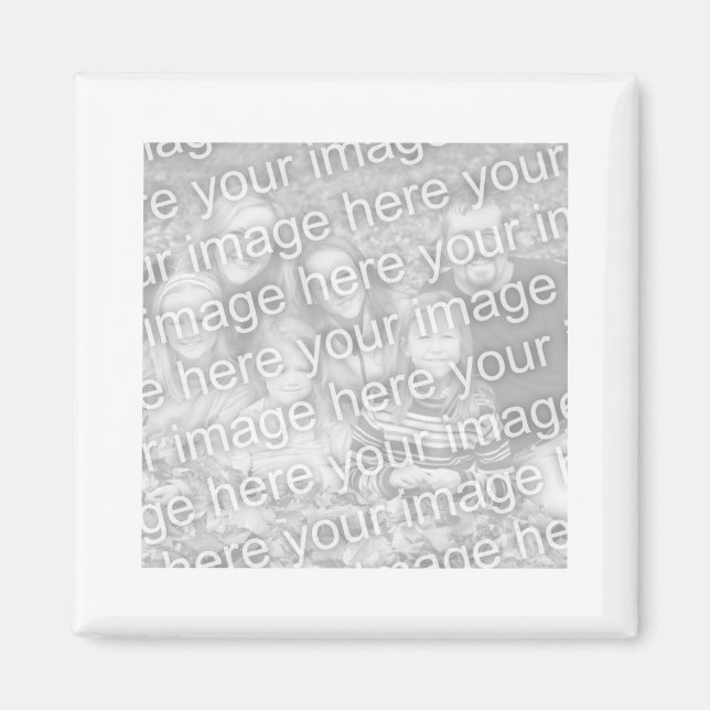 White Gräns Photo Magnet (Framsidan)