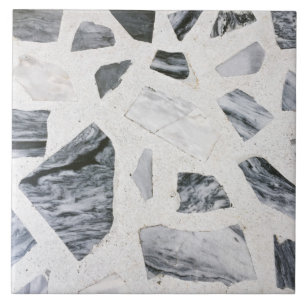 White Grått Black Marble Granite Faux Ceramic Tile Kakelplatta