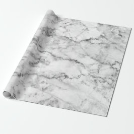 White Grått Marble Guld Carrara Abstrakt Black Presentpapper