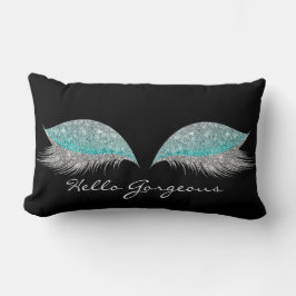 White Grått Tiffany Makeup Lash Gorgous Black Lumbarkudde