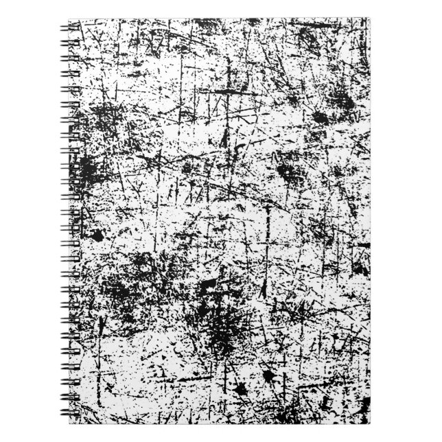 White Grunge Anteckningsbok (Framsidan)