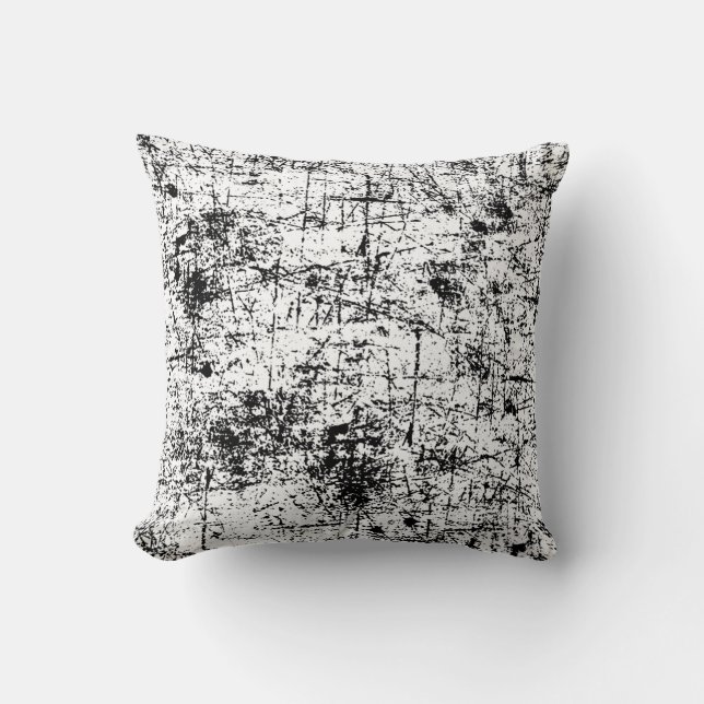 White Grunge Kudde (Framsida)