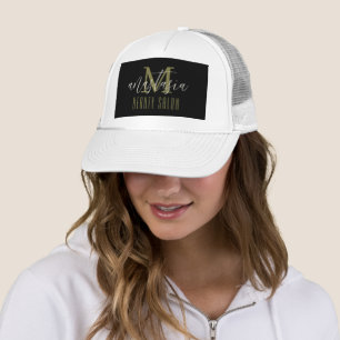 White Guld Beauty Salon av Anastasia Monogram Keps