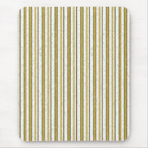 White guld snöre rand mönster Mousepad