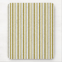 White guld snöre rand mönster Mousepad Musmatta