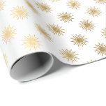White Guld Stars Confetti delikat Konfetti Sol Presentpapper<br><div class="desc">omslutning av klassisk chic av florenceK</div>
