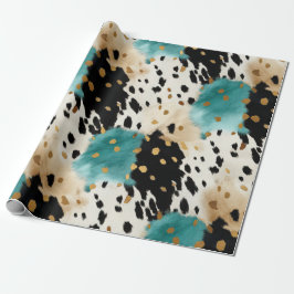 White Guld Turcos Black Cowhide Namn Presentpapper