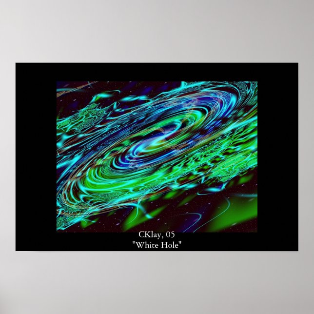 White Hål Poster (Framsidan)