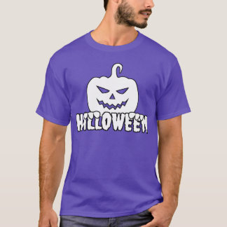 White Halloween-retro T Shirt
