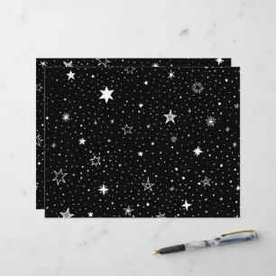 White Hand plockade Stars on Black