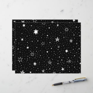 White Hand plockade Stars on Black