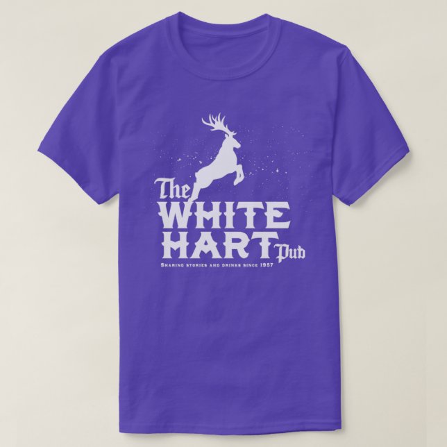 White Hart T Shirt (Design framsida)