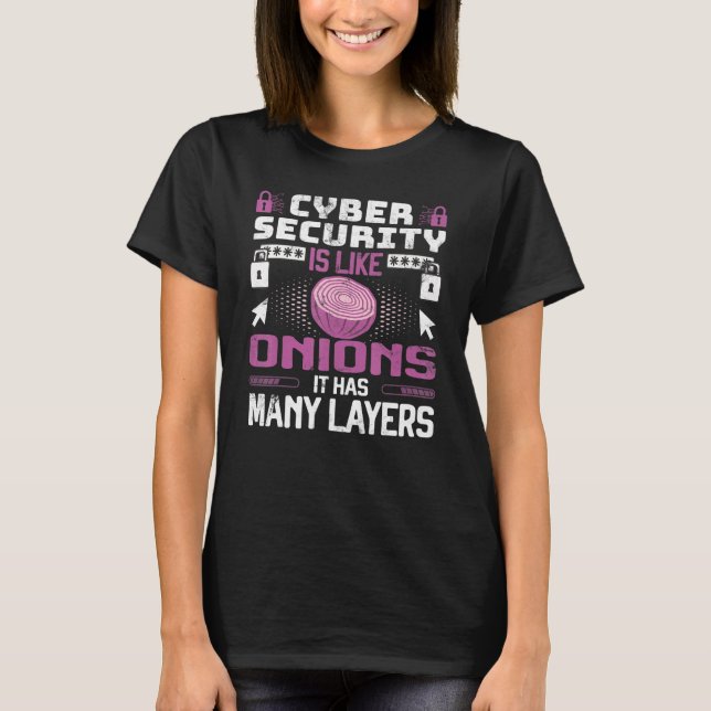 White Hat Ethical Hacker - Cyber Network Security T Shirt (Framsida)