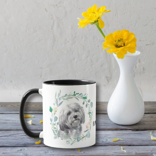White Havanese Hund Wandefrön Coffe Mugg (Skapare uppladdad)