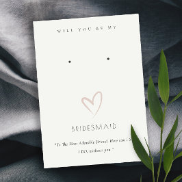 WHITE HEART BRIDESMAID GIFT EARRING VISNING PLACERINGSKORT