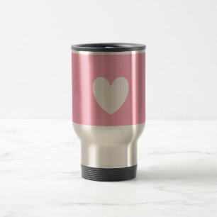 White Heart Travel/Commuter Mugg