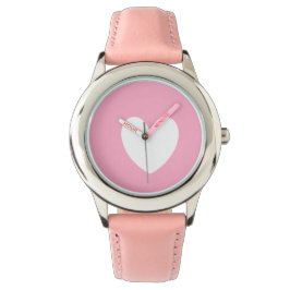 White Heart Watch Armbandsur