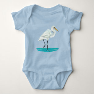 White Heron T Shirt