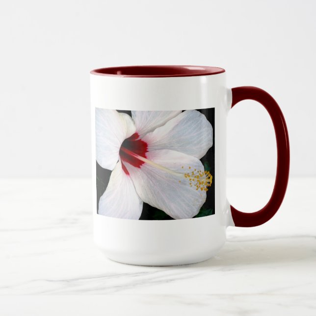 White Hibiscus Mugg (Höger)