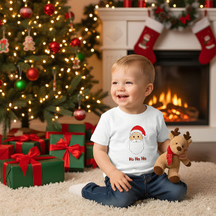 White Ho Ho Ho Jultomten God jul Family T Shirt