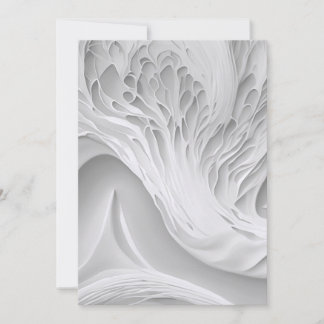 White Honeycomb Julkort