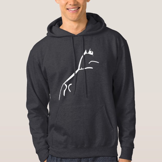 White Horse - Ancient Art- Uffington White Horse Hoodie (Framsida)