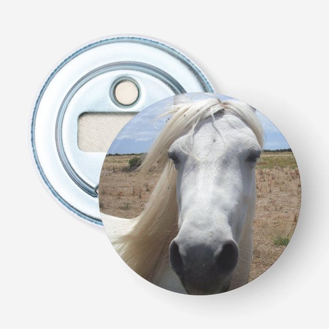White Horse Ansikte, Flasköppnare (Framsidan)