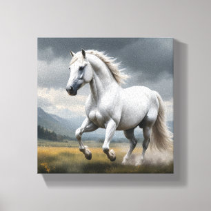 White Horse Canvastryck