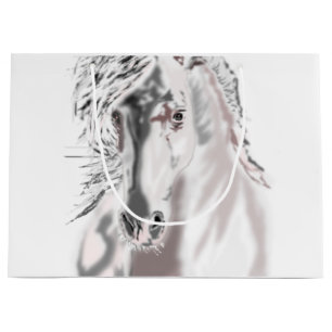White Horse Gift Bag din Färg