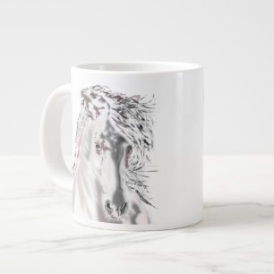 White Horse Jumbo Mugg