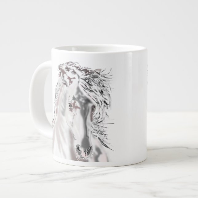 White Horse Jumbo Mugg (Framsida vänster)