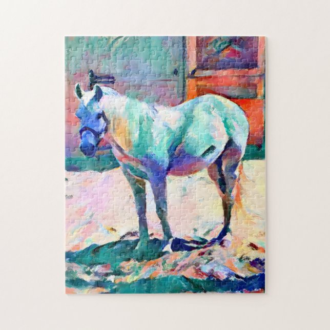 White Horse Puzzle Pussel (Vertikal)