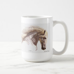 White Horse Stallion Fine Art Mugg