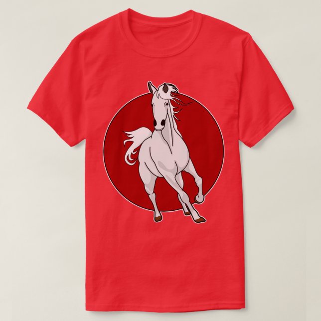 White Horse T Shirt (Design framsida)