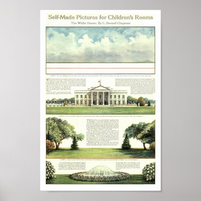 White House Cutout Poster (Framsidan)