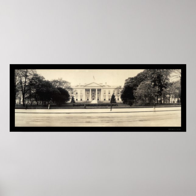 White House DC Photo 1909 Poster (Framsidan)