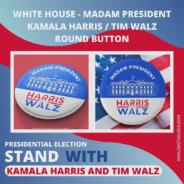 White House Fru President Kamala Harris/Tim Walz Knapp
