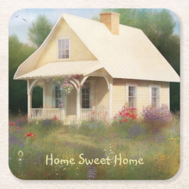 White House Houseuppvärmning Underlägg Papper Kvadrat