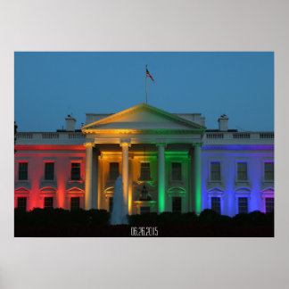 White House i Pride Färg, Giftermål Höger, Poster