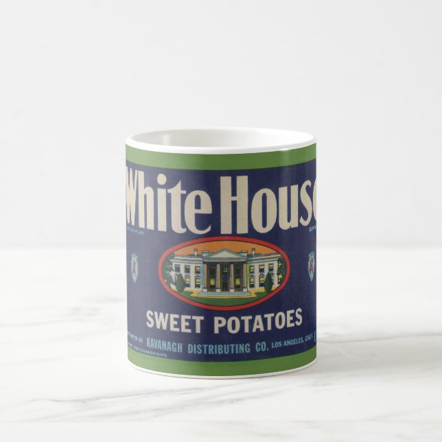 White House Kaffe Mugg Etikett (Center)