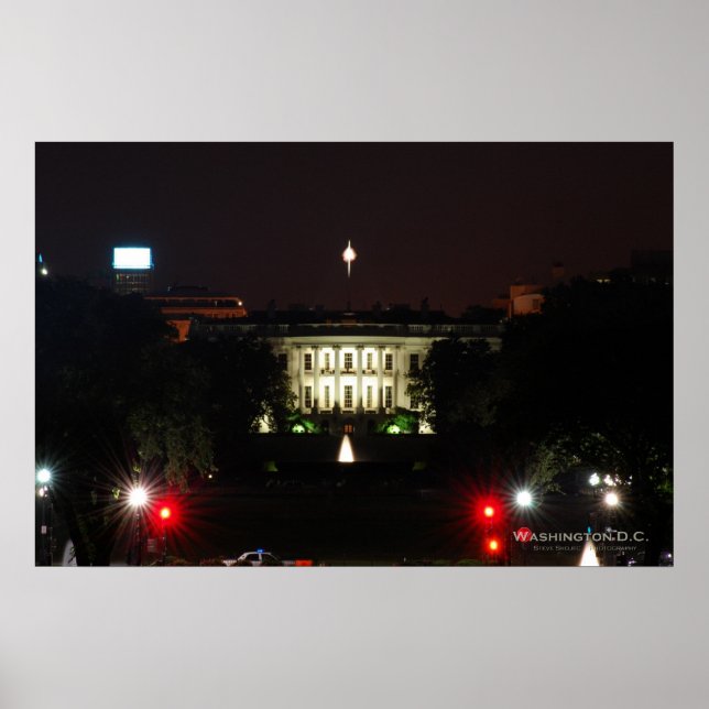 White House - Night Poster (Framsidan)