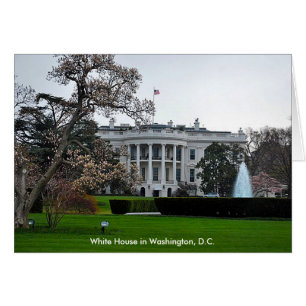White House, Washington, DC Hälsningskort