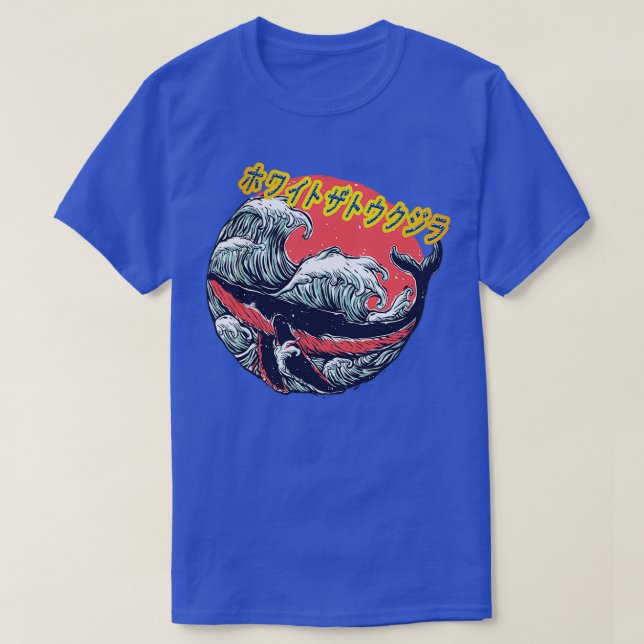 White Humpback Whale Migaloo T Shirt (Design framsida)
