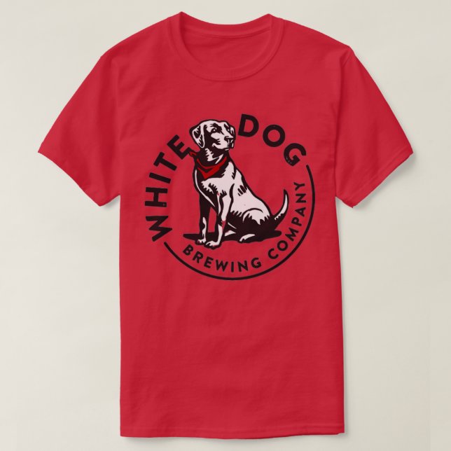 White Hund Brewing Co T T Shirt (Design framsida)