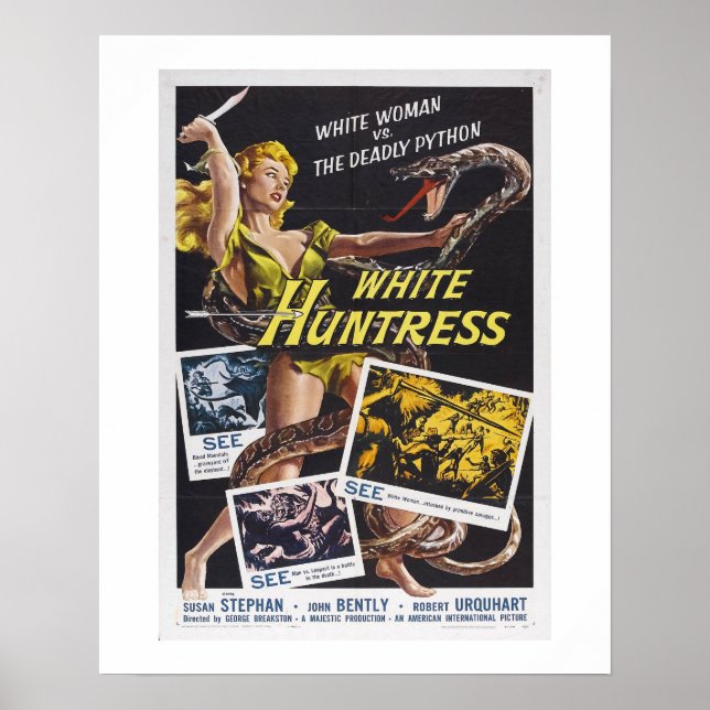 White Huntress Poster (Framsidan)