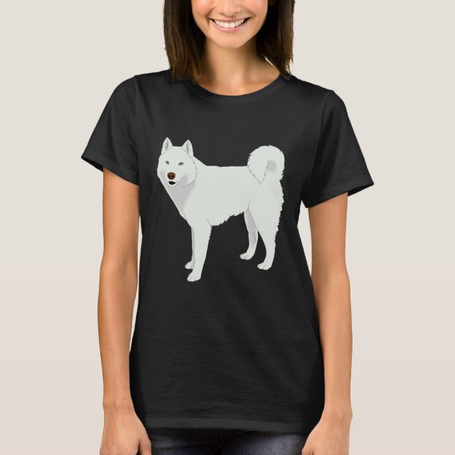 White Husky 35 T Shirt (Framsida)