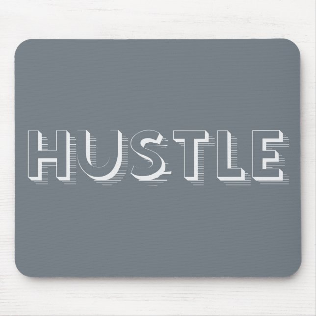White Hustle Modern Typography Musmatta (Framsidan)