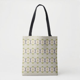 White Hydrangea Garden Tote Tygkasse