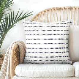 White Indigo Blue Dekorativ kudde