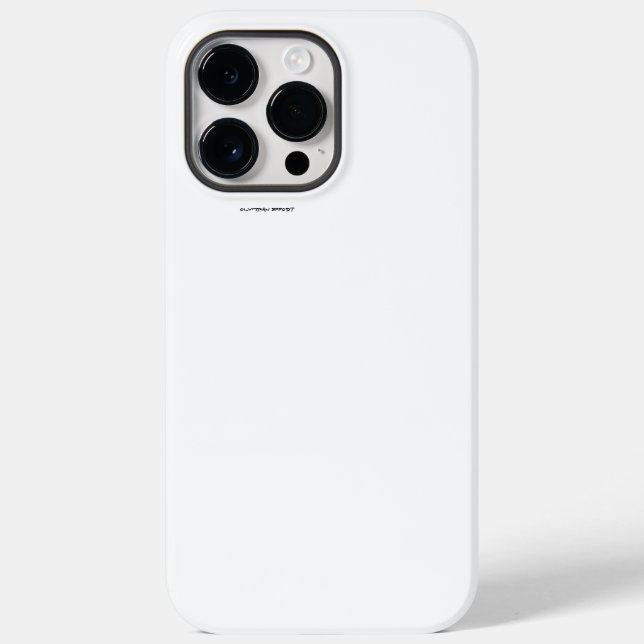 White Iphone case - Olympiska ansträngningsmönstre (Baksida)